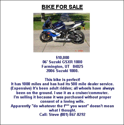 Bike 4 Sale