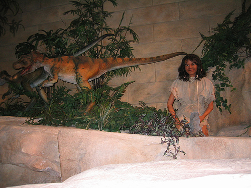 Eve and Velociraptor